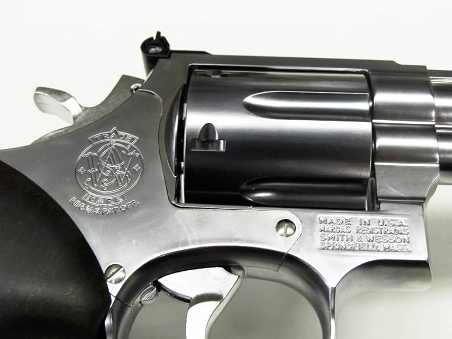 あきちん様専用マルシン S&W M686 6インチ シルバーABS 木製グリップ